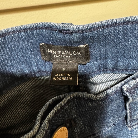 Ann Taylor Factory Stitched Hem Jeans - Picture 5 of 12